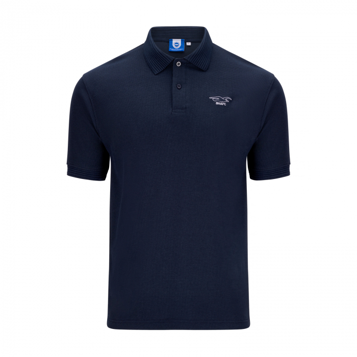 brighton navy polo shirt seagull