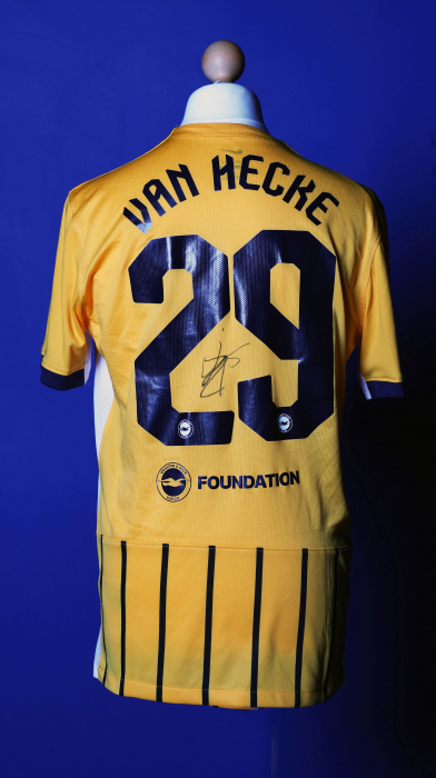 Signed Van Hecke Match-worn Away Shirt