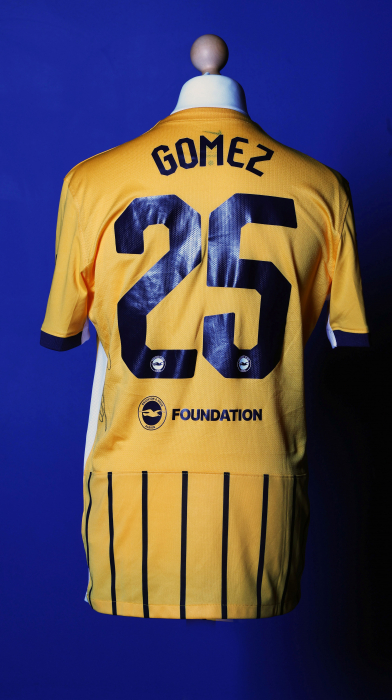 Signed Gomez Match-worn Away Shirt