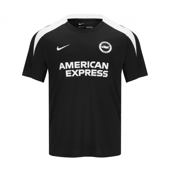 brighton fc black coaches shirt