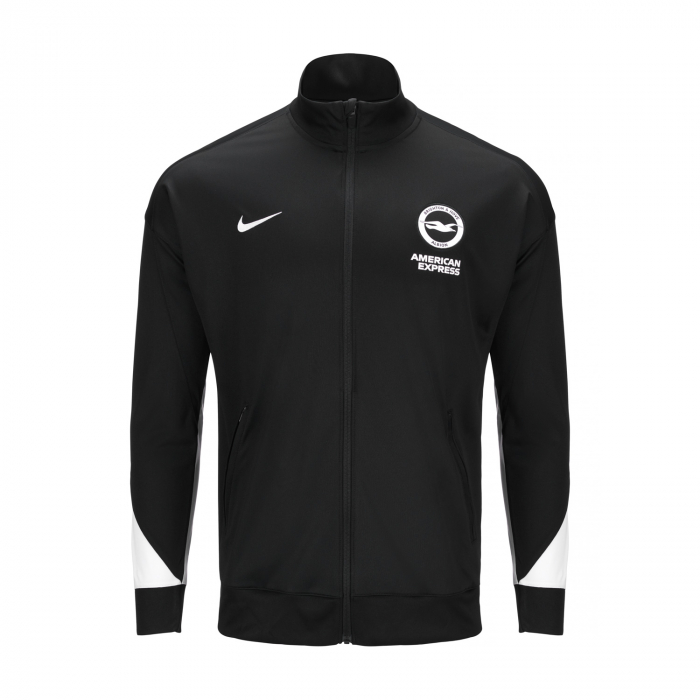 brighton fc black coaches jacket