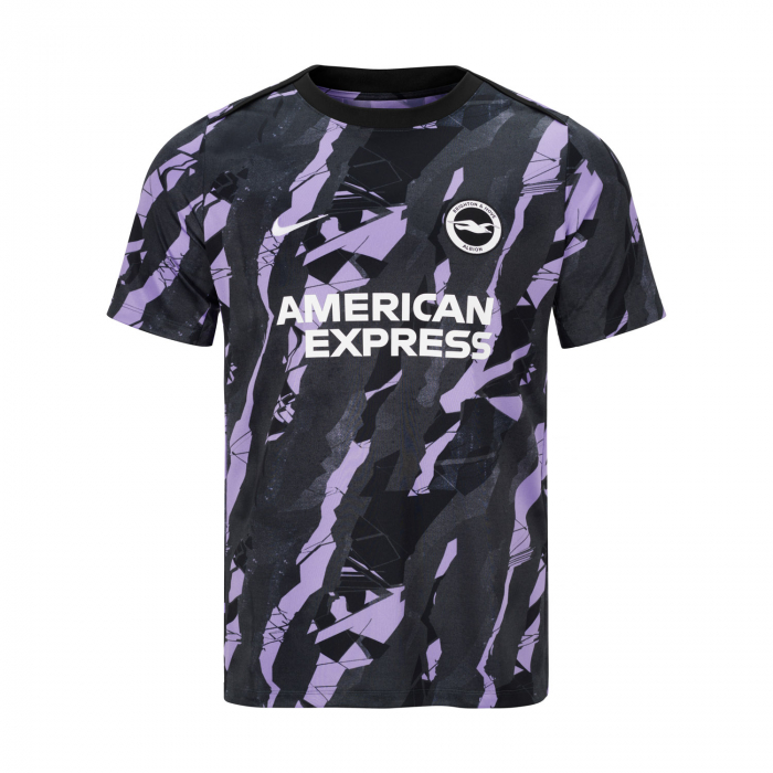 Nike Brighton & Hove Albion サッカーシャツ L Brighton Nike 25/26 Away Warm Up Shirt | Official BHAFC Store