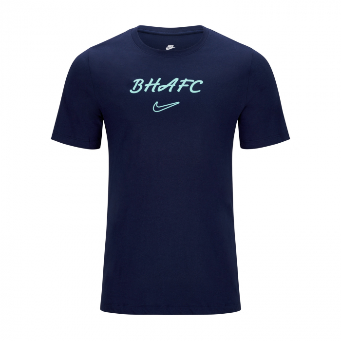 Adult Nike Team BHAFC Script Navy Tee