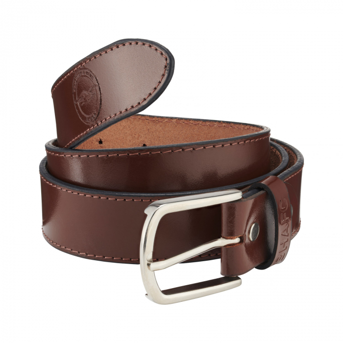 BHAFC Brown Skinny Leather Belt