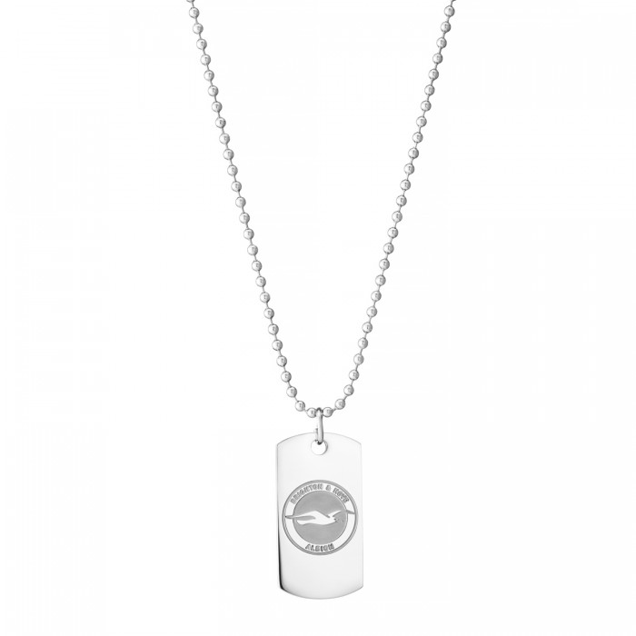 Crest Dog Tag & Chain