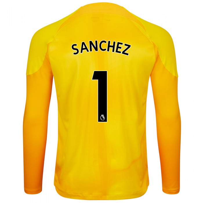 Youth Yellow GK Shirt, features club crest and Amex sponsor logo